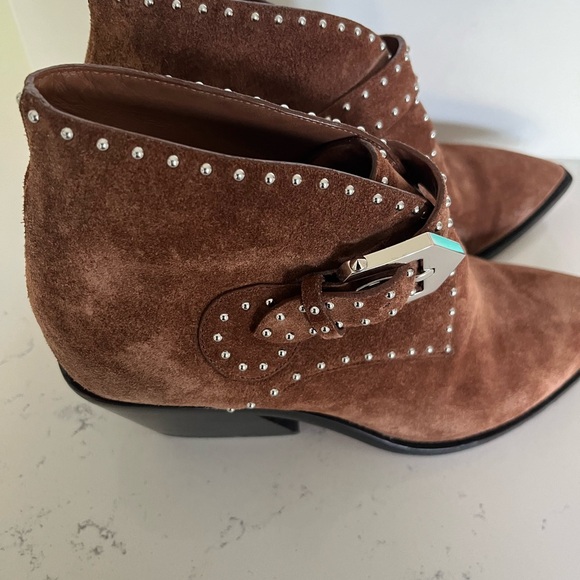 Givenchy brown suede ankle bootie - Picture 4 of 5
